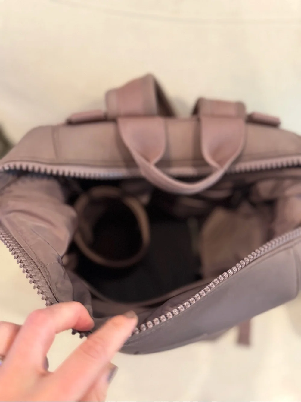 Dagne Dover Mauve Diaper Bag